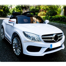 Детский электромобиль T-7620 WHITE, Mercedes, белый